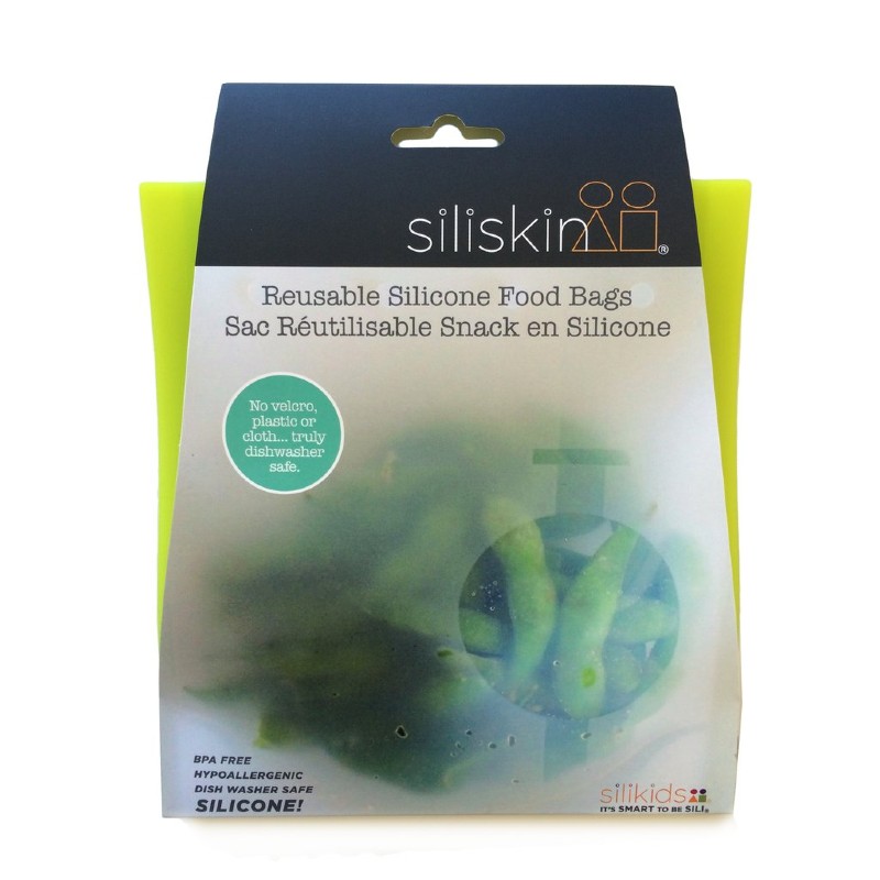 GoSili Silikids Reusable Silicone Kids' Snack Bag (Pack of 2)